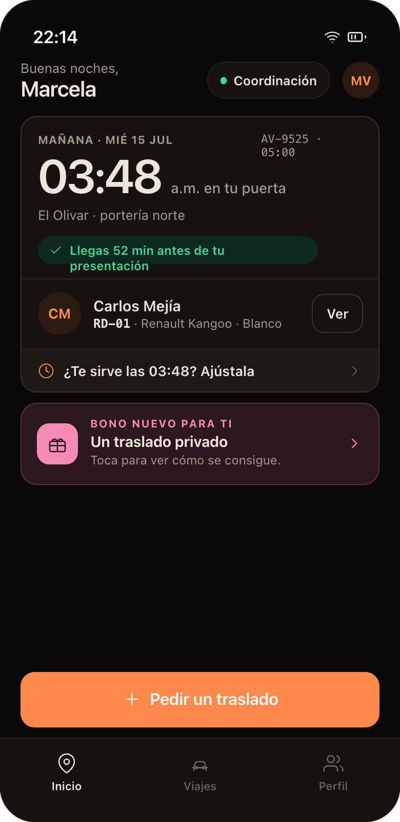 App del auxiliar de Rendio